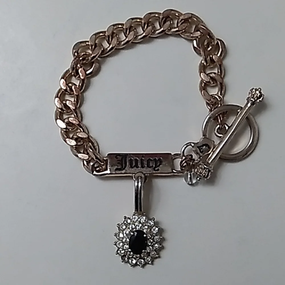 Vintage Juicy Couture Bracelet with Sapphire and Stones - Picture 6 of 7